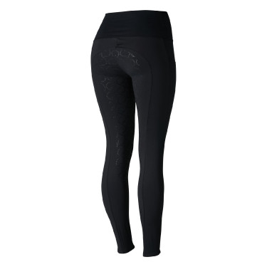 Legging de cintura alta com silicone integral Gillian Horze feminino Preto