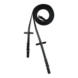 Rendas finas Horze com interior de borracha Preto