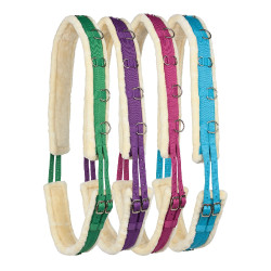 Cilha Horze lã de carneiro Violeta