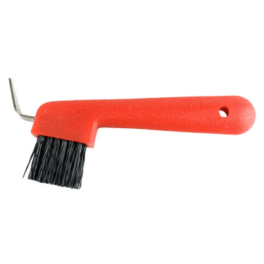 Cure-pied avec brosse Finn-Tack Vermelho