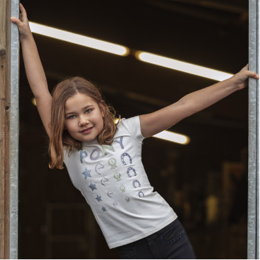 T-shirt Equithème Lise Cru Bege