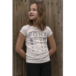 T-shirt Equithème Lise Cru Bege