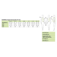 Dorsal Komperdell FlexFit regular Preto modelo antigo Dorsal Komperdell FlexFit regular Preto modelo antigo
