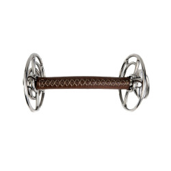 Mors releveur Metalab JW inox couro