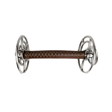 Mors releveur Metalab JW inox couro
