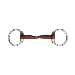 Mordedor 2 argolas Metalab Pinchless couro 20mm