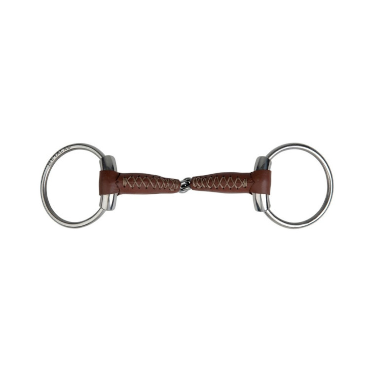 Mordedor 2 argolas Metalab Pinchless couro 20mm