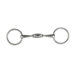 Freio de embocadura Metalab com dupla rutura 14 mm Freio de embocadura Metalab com dupla rutura 14 mm