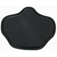 Bavete removível em couro T de T Preto Bavete removível em couro T de T Preto