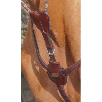 Peitoral de luxo T de T com ponte Havana escuro Castanho Peitoral de luxo T de T com ponte Havana escuro Castanho