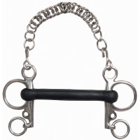 Pelham rubber recht T-stang Pelham rubber recht T-stang