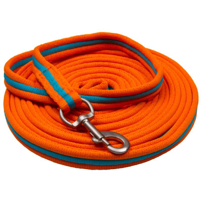 Longe de travail matelassée doux Imperial Riding Néon orange