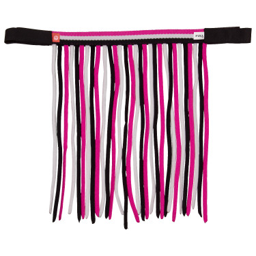 Frontal anti-moscas de nylon com velcro Imperial Riding Rosa néon