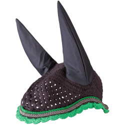 Touca anti-moscas Imperial Riding Italy de Luxe Cinza / verde néon Cinzento