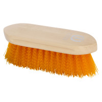 Imperial Riding Dandy escova de nylon duro com dorso de madeira envernizada Laranja néon Imperial Riding Dandy escova de nylon duro com dorso de madeira envernizada Laranja néon