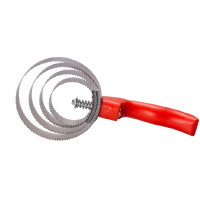 Raspadeira metálica redonda com cabo Imperial Riding Vermelho