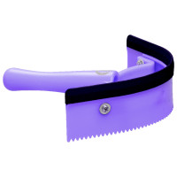 Faca de calor curvada em PVC com borracha Imperial Riding Roxo Real Violeta