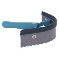 Faca de calor curvada em PVC com borracha Imperial Riding Azul-marinho / prata