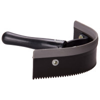 Faca de calor curvada em PVC com borracha Imperial Riding Preto