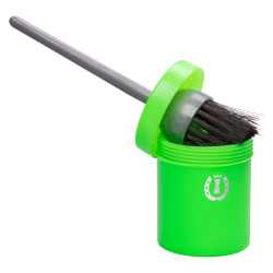 Pincel para graxa de casco com pote Imperial Riding Neon verde