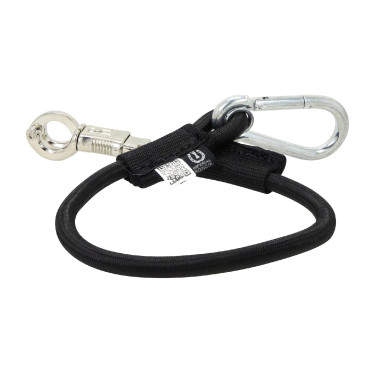 Corda de amarração elástica Imperial Riding para caminhão 60 cm Preto Corda de amarração elástica Imperial Riding para caminhão 60 cm Preto