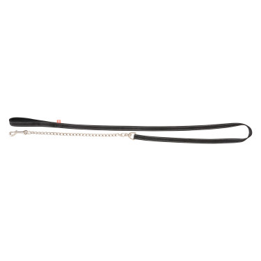 Corda de amarração Imperial Riding Flexi-Fleece com corrente e mosquetão Corda de amarração Imperial Riding Flexi-Fleece com corrente e mosquetão