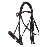 Briglia Imperial Riding Di Layla II Croco marrom / marrom Castanho Briglia Imperial Riding Di Layla II Croco marrom / marrom Castanho