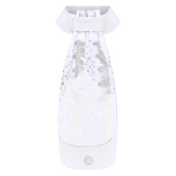 Gravata de caça Imperial Riding Elite Stars Forever Branco / prata Gravata de caça Imperial Riding Elite Stars Forever Branco / prata