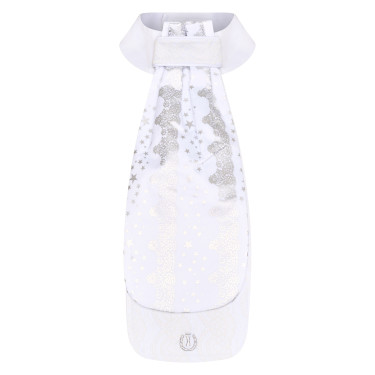 Gravata de caça Imperial Riding Elite Stars Forever Branco / prata