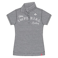 Polo Imperial Riding Imperial Riding Cores verdadeiras Mistura cinza Cinzento Polo Imperial Riding Imperial Riding Cores verdadeiras Mistura cinza Cinzento
