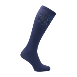 Meias Imperial Riding Glitzy Azul-marinho