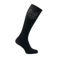 Meias Imperial Riding Glitzy Preto
