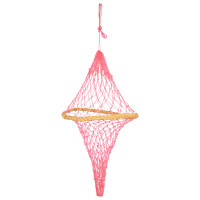 Rede de feno com anel Imperial Riding Easyfill Rosa néon