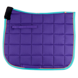 Almofada de sela Imperial Imperial Riding Time to Shine base dressage Roxo Real / Verde Jade Violeta