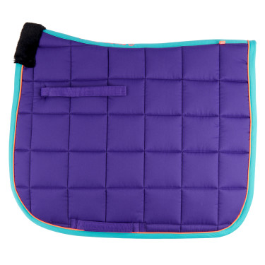 Almofada de sela Imperial Imperial Riding Time to Shine base dressage Roxo Real / Verde Jade Violeta