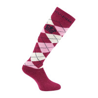 Meias Argyle HV Polo Vermelha / rosa / marinho