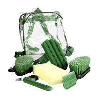Conjunto de escovagem Horze (6 peças) Verde