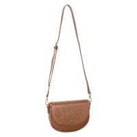 Mini bolsa HV Polo Argentina Conhaque Castanho Mini bolsa HV Polo Argentina Conhaque Castanho