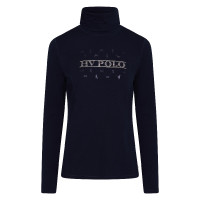 Top de manga comprida HV Polo Elize Azul-marinho