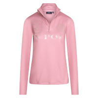 Top com meio zíper Favouritas Tech HV Polo Blush Rosa