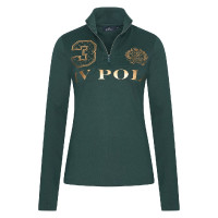 Top com meio zíper Favouritas Tech HV Polo Verde Hera