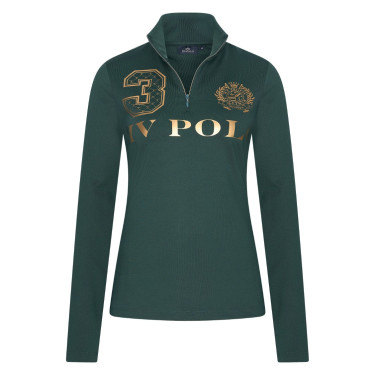 Top com meio zíper Favouritas Tech HV Polo