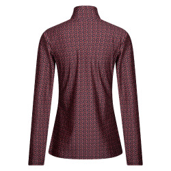 Top HV Polo Yule Vermelho profundo