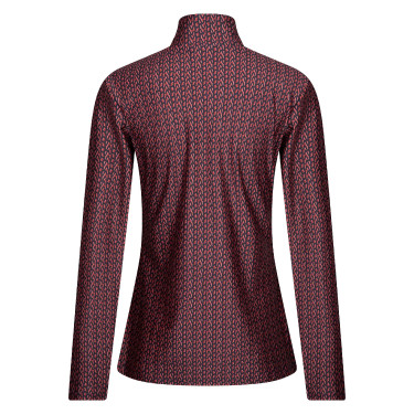 Top HV Polo Yule Vermelho profundo