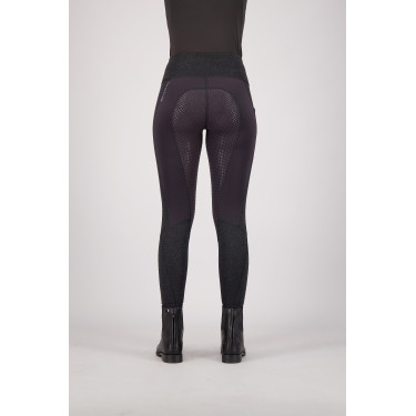 Legging de equitação Euro-Star Breez FullGrip Preto prata Legging de equitação Euro-Star Breez FullGrip Preto prata