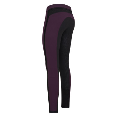 Calça de equitação Euro-Star Onyx FullGrip Ameixa perfeita Bordô Calça de equitação Euro-Star Onyx FullGrip Ameixa perfeita Bordô