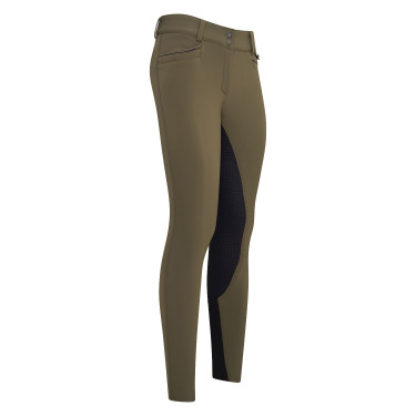 Calça de equitação Euro-Star Arielle Inverno FullGrip Caqui