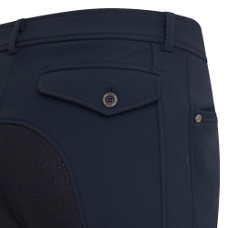 Calça de equitação Euro-Star Camillo FullGrip Azul-marinho