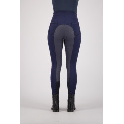 Calça de equitação Euro-Star Wondershape FullGrip Azul-marinho Calça de equitação Euro-Star Wondershape FullGrip Azul-marinho