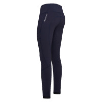 Legging de equitação Euro-Star Breez FullGrip infantil Azul-marinho